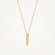 BLUSH 3133YZI GEELGOUDEN COLLIER MET HANGER ZIRKONIA