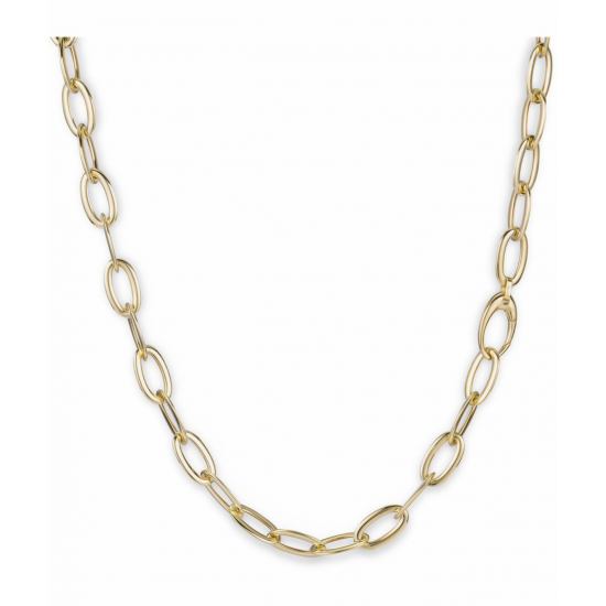 MONZARIO 858-C GEEL 14K. GEELGOUDEN COLLIER OVALE SCHAKELS MONZARIO 858-C GEEL 14K. GEELGOUDEN COLLIER OVALE SCHAKELS