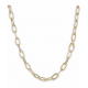 MONZARIO 858-C GEEL 14K. GEELGOUDEN COLLIER OVALE SCHAKELS MONZARIO 858-C GEEL 14K. GEELGOUDEN COLLIER OVALE SCHAKELS