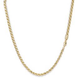 MONZARIO 838C GEEL 14K. GEELGOUDEN COLLIER FANTASIESCHAKEL