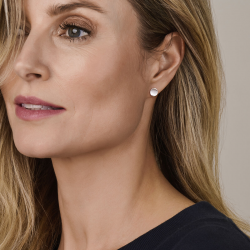 HUISCOLLECTIE 1324198 ZILVEREN OORKNOPPEN GESCRATCHT