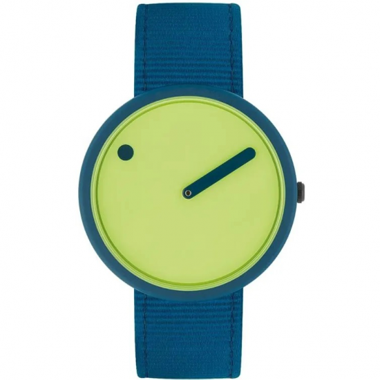 PICTO PTR44013-R003 KUNSTSTOF HORLOGE MET GROENE KUNSTSTOF BAND OCEAN GHOST NET PICTO PTR44013-R003 KUNSTSTOF HORLOGE MET GROENE KUNSTSTOF BAND OCEAN GHOST NET