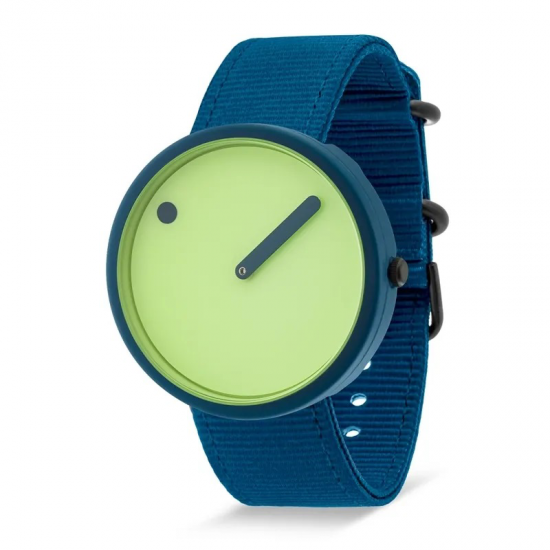 PICTO PTR44013-R003 KUNSTSTOF HORLOGE MET GROENE KUNSTSTOF BAND OCEAN GHOST NET PICTO PTR44013-R003 KUNSTSTOF HORLOGE MET GROENE KUNSTSTOF BAND OCEAN GHOST NET