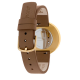 PICTO PT34001-4614G VERGULD STALEN HORLOGE MET BRUIN LEREN BAND 34MM PICTO PT34001-4614G VERGULD STALEN HORLOGE MET BRUIN LEREN BAND 34MM