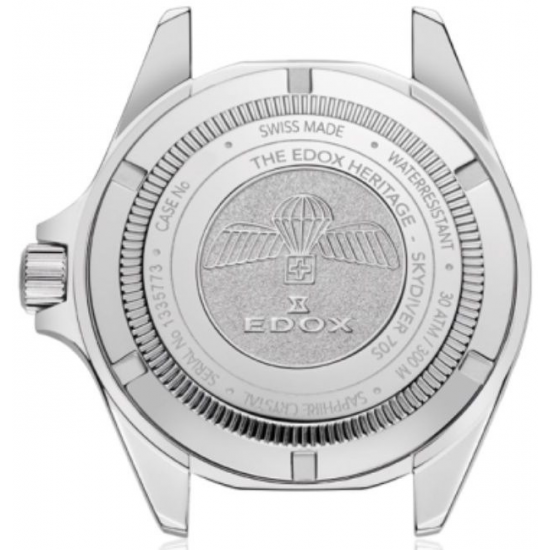 EDOX 53017 3MN NI STALEN HERENHORLOGE SKYDIVER 300M