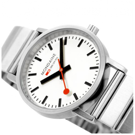 MONDAINE M660.30360.16SJB HORLOGE STAAL CLASSIC 40 MM MONDAINE M660.30360.16SJB HORLOGE STAAL CLASSIC 40 MM