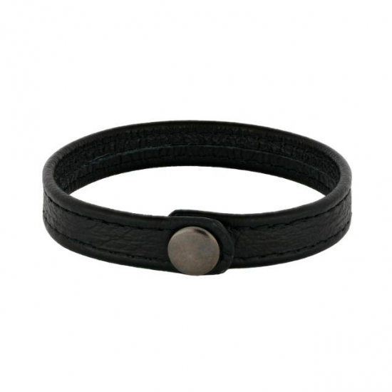 SON OF NOA 804100291193 LEREN ARMBAND MET STALEN DRUKSLUITING