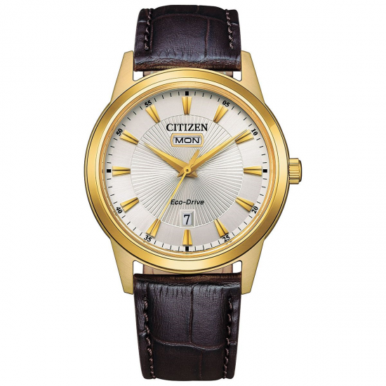 CITIZEN AW0102-13A HERENHORLOGE  ECO-DRIVE  VERGULD STAAL