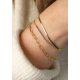 ZINZI ZIA2360 ZILVEREN ARMBAND VERGULD PLATTE SLANG ZINZI ZIA2360 ZILVEREN ARMBAND VERGULD PLATTE SLANG