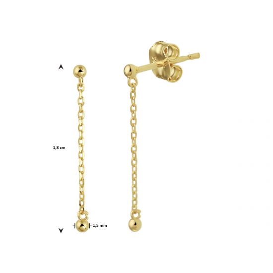 HUISCOLLECTIE 4023177 GOUDEN OORHANGERS