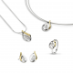GALA DESIGN J0095 ZILVER VERGULDE BICOLOR OORKNOPPEN BARBADOS GALA DESIGN J0095 ZILVER VERGULDE BICOLOR OORKNOPPEN BARBADOS