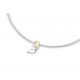 GALA DESIGN J0113 STALEN COLLIER MET BICOLOR ZILVER VERGULDE HANGER VEIL GALA DESIGN J0113 STALEN COLLIER MET BICOLOR ZILVER VERGULDE HANGER VEIL