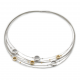 GALA DESIGN J0072 STALEN COLLIER MET ZILVER/VERGULD ZILVER ELEMENTEN LUNA GOLD GALA DESIGN J0072 STALEN COLLIER MET ZILVER/VERGULD ZILVER ELEMENTEN LUNA GOLD