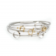 GALA DESIGN J0073 STALEN ARMBAND MET ZILVER/VERGULD ZILVER ELEMENTEN LUNA GOLD GALA DESIGN J0073 STALEN ARMBAND MET ZILVER/VERGULD ZILVER ELEMENTEN LUNA GOLD