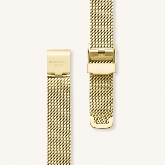 ROSEFIELD OWGMG-O73 DAMESHORLOGE VERGULD STAAL THE OCTAGON XS MESH WHITE GOLD ROSEFIELD OWGMG-O73 DAMESHORLOGE VERGULD STAAL THE OCTAGON XS MESH WHITE GOLD