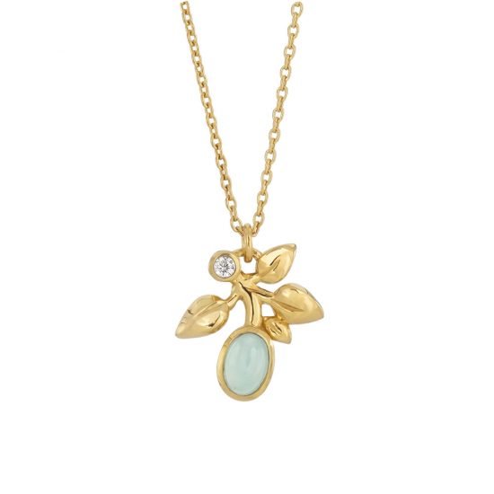 RABINOVICH 79602308 GOUD OP ZILVER CHOKER MET CHALCEDOON EN ZIRKONIA VITALITY RABINOVICH 79602308 GOUD OP ZILVER CHOKER MET CHALCEDOON EN ZIRKONIA VITALITY