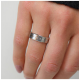 BOCCIA 0101-20 TITANIUM RING MET DIAMANT