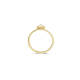 BLUSH 1239YMQ GEELGOUDEN RING MET PARELMOER EN QUARTZ