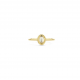 BLUSH 1239YMQ GEELGOUDEN RING MET PARELMOER EN QUARTZ