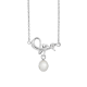 RABINOVICH 79402065 ZILVEREN COLLIER MET PAREL EN ZIRKONIA WINDING WHITE