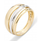 MONZARIO 878-R BIC 14K BICOLOR GOUDEN RING