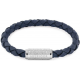 TOMMY HILFIGER JEWELS TJ2790480 ARMBAND BLAUW LEER EXPLODED BRAID