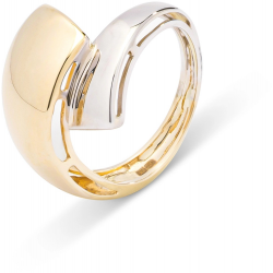 MONZARIO 877-R BIC 14K. BICOLOR GOUDEN RING