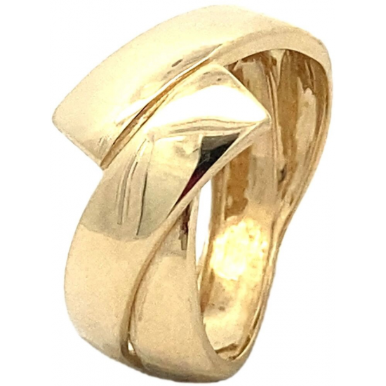 MONZARIO 1124-R GEEL 14K. GEELGOUDEN RING