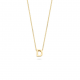 BLUSH 3155YGO_D GEELGOUDEN COLLIER MET LETTER D