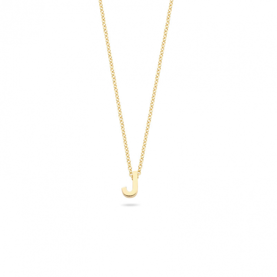 BLUSH 155Y3GO_J GEELGOUDEN COLLIER MET LETTER J