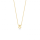 BLUSH 155Y3GO_S GEELGOUDEN COLLIER MET LETTER S