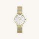 ROSEFIELD SMGMG-S06 DAMESHORLOGE STAAL SMALL EDIT MOP MESH GOLD