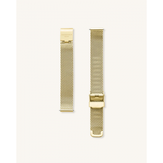 ROSEFIELD SMGMG-S06 DAMESHORLOGE STAAL SMALL EDIT MOP MESH GOLD