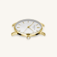ROSEFIELD RMGMG-R06 DAMESHORLOGE VERGULD STAAL PEARL EDIT MESH WHITE MOP GOLD ROSEFIELD RMGMG-R06 DAMESHORLOGE VERGULD STAAL PEARL EDIT MESH WHITE MOP GOLD