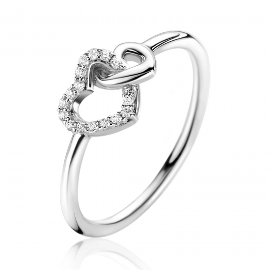 ZINZI ZIR2493 ZILVEREN RING ZIRKONIA