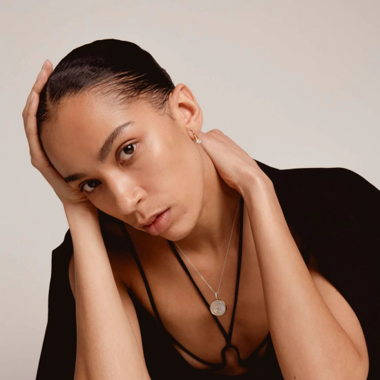 TI SENTO 6826SA ZILVEREN COLLIER MET VERGULDE HANGER BOOGSCHUTTER