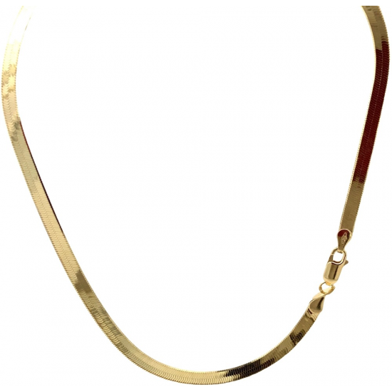 MONZARIO 1605-C GEEL 14K. GEELGOUDEN COLLIER SERPENTINE