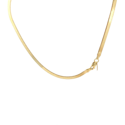 MONZARIO 1604-C GEEL 14K. GEELGOUDEN COLLIER SERPENTINE