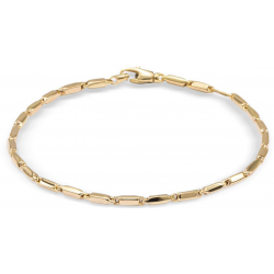 MONZARIO 865-A GEEL 14K. GEELGOUDEN ARMBAND FANTASIESCHAKEL