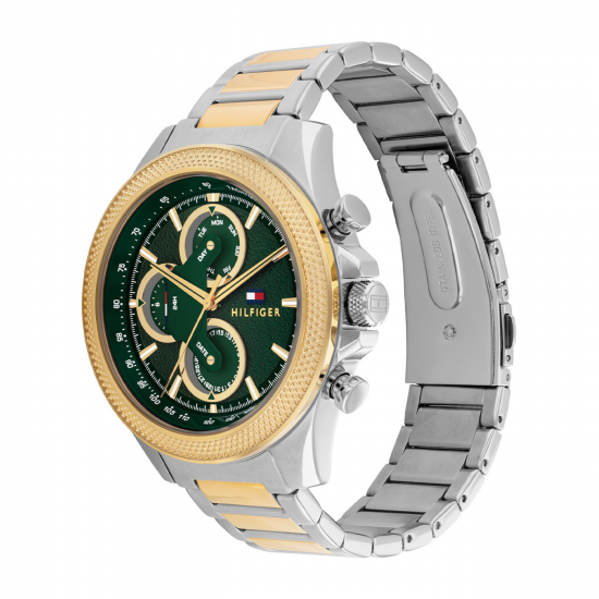 TOMMY HILFIGER TH1792080 HERENHORLOGE BICOLOR STAAL CLARK TOMMY HILFIGER TH1792080 HERENHORLOGE BICOLOR STAAL CLARK