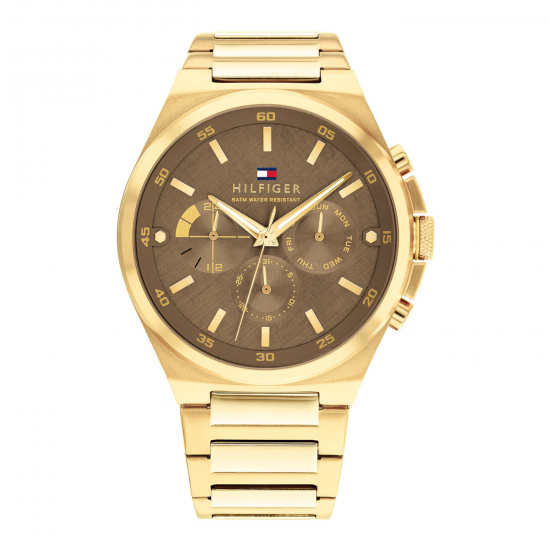 TOMMY HILFIGER TH1792090 HERENHORLOGE VERGULD STAAL DEXTER TOMMY HILFIGER TH1792090 HERENHORLOGE VERGULD STAAL DEXTER