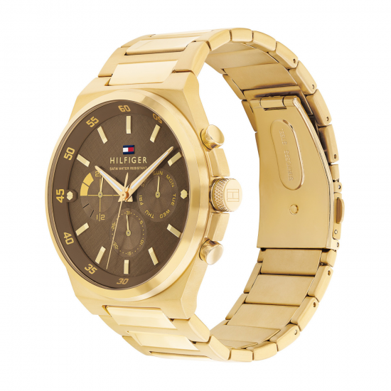 TOMMY HILFIGER TH1792090 HERENHORLOGE VERGULD STAAL DEXTER TOMMY HILFIGER TH1792090 HERENHORLOGE VERGULD STAAL DEXTER