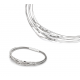 GALA DESIGN J0150 STALEN COLLIER MET ZILVEREN ELEMENTEN SONIC SQUARE GALA DESIGN J0150 STALEN COLLIER MET ZILVEREN ELEMENTEN SONIC SQUARE