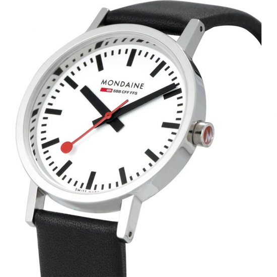 MONDAINE M658.30323.11SBBV DAMESHORLOGE STAAL 30MM. CLASSIC