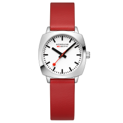MONDAINE MSL.31110.LCV DAMESHORLOGE STAAL 31MM. PETITE CUSHION