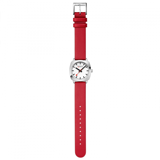 MONDAINE MSL.31110.LCV DAMESHORLOGE STAAL 31MM. PETITE CUSHION MONDAINE MSL.31110.LCV DAMESHORLOGE STAAL 31MM. PETITE CUSHION