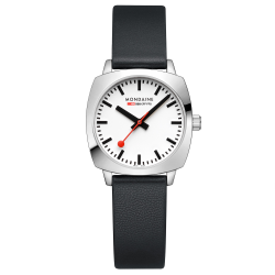 MONDAINE MSL.31110.LBV DAMESHORLOGE STAAL 31MM. PETITE CUSHION