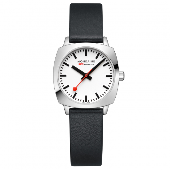 MONDAINE MSL.31110.LBV DAMESHORLOGE STAAL 31MM. PETITE CUSHION MONDAINE MSL.31110.LBV DAMESHORLOGE STAAL 31MM. PETITE CUSHION