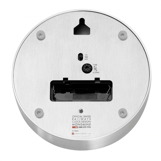 MONDAINE M997.MCAL.46SBV BUREAUKLOK 12.5CM MONDAINE M997.MCAL.46SBV BUREAUKLOK 12.5CM