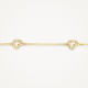 BLUSH 2211YZI GOUDEN ARMBAND MET ZIRKONIA HARTJES